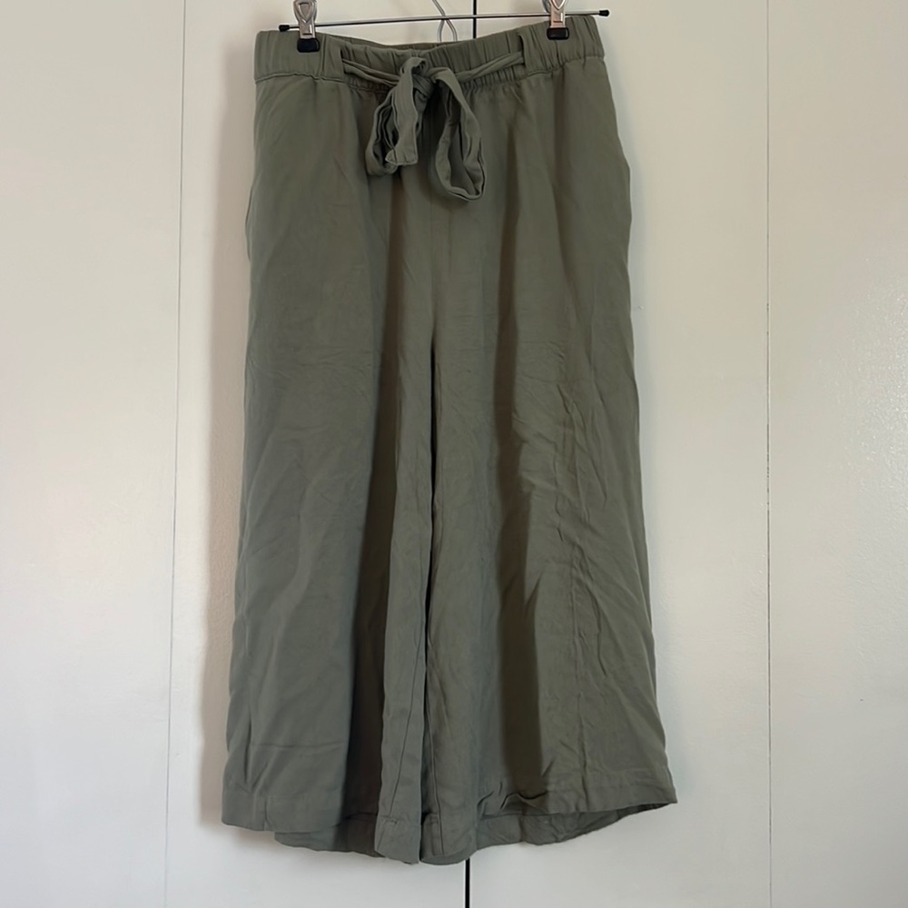 Wide Leg Cropped Pants